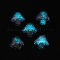 Mushroom Luminous Resin Cabochons&nbsp;MRMJ-TAC0009-07G