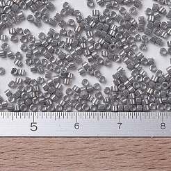 MIYUKIデリカビーズ小  シリンダー  日本製シードビーズ  15/0  （dbs0251)不透明な煙灰色の光沢  1.1x1.3mm  穴：0.7mm  約175000個/袋  50 G /袋&nbsp;SEED-X0054-DBS0251