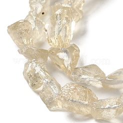 Raw Rough Natural Lemon Quartz(Heated) Beads Strands&nbsp;G-I283-G10-02