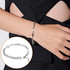 10Pcs Rhodium Plated 925 Sterling Silver Lobster Claw Clasps&nbsp;STER-BC0001-59