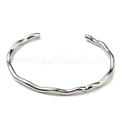 Non-Tarnish 304 Stainless Steel Cuff Bangles&nbsp;BJEW-H323-01P