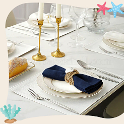 12Pcs 6 Styles Grass Napkin Rings&nbsp;AJEW-NB00025