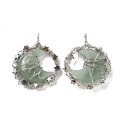 Natural & Synthetic Stone Big Pendants&nbsp;G-H274-03P