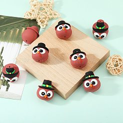 10Pcs Silicone Beads&nbsp;SIL-SZ0003-34B
