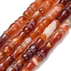 Natural Banded Agate Beads Strands&nbsp;G-Z144-A01-01A