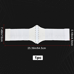 PU Leather Wide Elastic Corset Belts&nbsp;AJEW-WH0263-46B