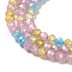 Cubic Zirconia Bead Strands&nbsp;ZIRC-C006-01B-06