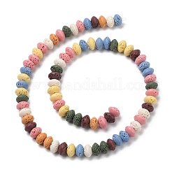 Synthetic Lava Rock Beads Strands&nbsp;G-B087-02A-01