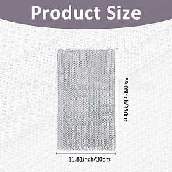 Gauze Elastic and Rhinestone for Garment Accessories&nbsp;FIND-WH0152-700B