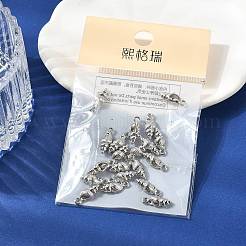 SHEGRACE Brass Shell Shape Charms&nbsp;XGR0171P-103P