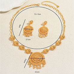 Vintage Women's Alloy Stud Dangle Earrings & Necklaces Sets&nbsp;YG9645