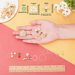 DIY Bee Earring Making Kits&nbsp;DIY-SC0014-32G