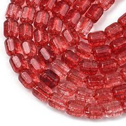 Transparent Glass Beads Strands&nbsp;GL-A001-01A-08