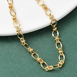 Brass Link Chain Bracelets for Women&nbsp;BJEW-B153-01G