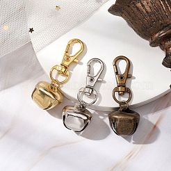 3Pcs 3 Colors Iron Bell Pendant Decoration&nbsp;HJEW-JM02227