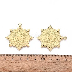 304 Stainless Steel Christmas Snowflake Pendants&nbsp;STAS-T067-38G