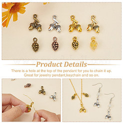 96Pcs 8 Style Tibetan Style Alloy Pendants Sets&nbsp;TIBEP-FG0001-04