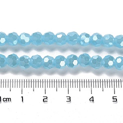 Electroplate Glass Beads Strands&nbsp;LS-EGLA-A035-J6mm-A04