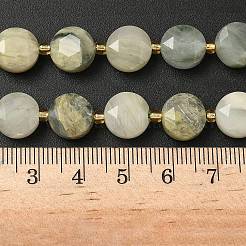 Natural Green Rutilated Quartz Beads Strands&nbsp;G-C116-A145-01