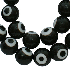Handmade Lampwork Chevron Beads Strands&nbsp;X-D217-12mm-7