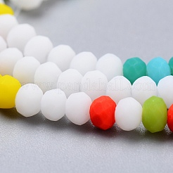 Faceted Glass Beads Strands&nbsp;GLAA-F106-B-F10