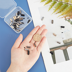 亜鉛合金エンドキャップ  コラム  ミックスカラー  13x5.5mm  穴：2mm  内径：3.5mm  4色  8セット / カラー  32セット /箱&nbsp;PALLOY-PH0001-45