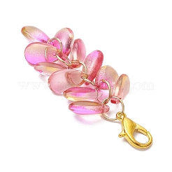 Teardrop Glass Pendant Decorations&nbsp;HJEW-JM03256