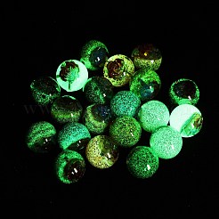 Luminous Transparent Resin Inner Flower Beads&nbsp;RESI-C070-09
