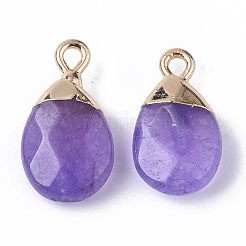 Natural White Jade Pendants&nbsp;G-S359-017H