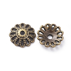 Tibetan Style Fancy Bead Caps&nbsp;LS-TIBE-LF1413YKG-AB-FF