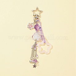 Acrylic & Glass Pendant Keychains&nbsp;KEYC-FZ00005