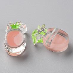 Transparent Enamel Acrylic Beads&nbsp;TACR-S155-002C