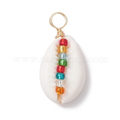 Natural Shell Pendants&nbsp;PALLOY-JF02693