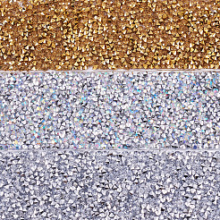 Glitter Resin Hotfix Rhinestone(Hot Melt Adhesive On The Back)&nbsp;OCOR-TA0002-02-40mm