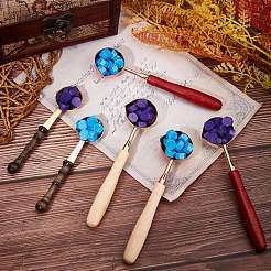 Brass Wax Sticks Melting Spoon&nbsp;AJEW-I043-02G