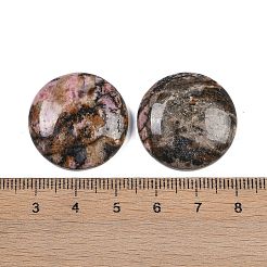 天然ロードナイトのカボション  半円/ドーム  25x7~8mm&nbsp;G-H1596-FR-25mm-13