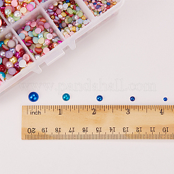 ABS Plastic Imitation Pearl Cabochons&nbsp;SACR-GF0001-01