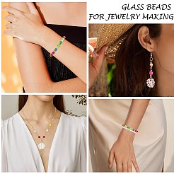 1500Pcs 15 Colors Transparent Acrylic Beads&nbsp;TACR-SZ0001-21B