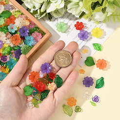 500Pcs Leaf & Flower Jewelry Making Kits&nbsp;DIY-SC0031-75