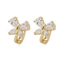 Brass Hoop Earrings&nbsp;EJEW-R016-10G-02