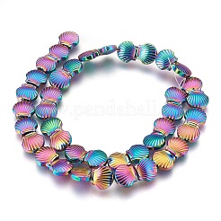 Electroplated Non-magnetic Synthetic Hematite Beads Strands&nbsp;G-P392-L