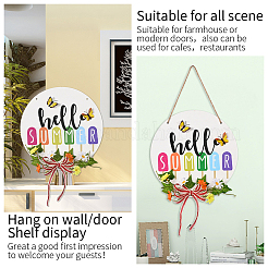 Wooden Pendant Decorations&nbsp;WOOD-WH0107-78