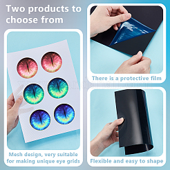 10Pcs 2 Styles PVC Plastic Sheets&nbsp;AJEW-OC0005-73B