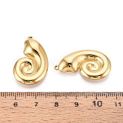 304 Stainless Steel Snail Pendants&nbsp;STAS-T069-02G