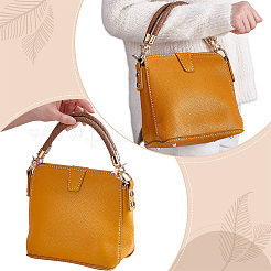 PU Imitation Leather Braided Bag Handles&nbsp;DIY-WH0366-41C