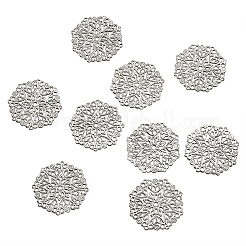 アイアンフィリグリー会員リンク  フラットラウンド  銀  35.5x0.7mm  穴：1.4mm&nbsp;IFIN-TAC001-01P