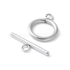 304ステンレススチールトグル留め具  ステンレス鋼色  17.5x14x2mm  穴：2.5ミリメートル;バー：20x6x2ミリメートル&nbsp;STAS-F040-40D-P