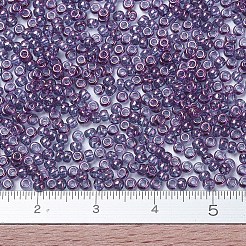 MIYUKIラウンドロカイユビーズ  日本製シードビーズ  11/0  （rr312)アメジストゴールド光沢  2x1.3mm  穴：0.8mm  約50000個/ポンド&nbsp;SEED-G007-RR0312