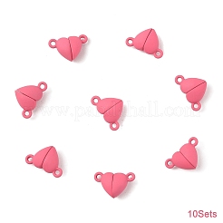 10 Sets Alloy Magnetic Clasps with Loops&nbsp;FIND-LP0004-76B
