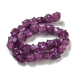 Handmade Transparent Glass Beads&nbsp;GLAA-N0028-01H